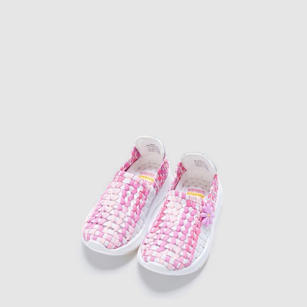 블루마운틴 [KIDS] 우븐 하이어 멀티 핑크화이트 BMK-412-KSW103HIK - 상세 이미지 3