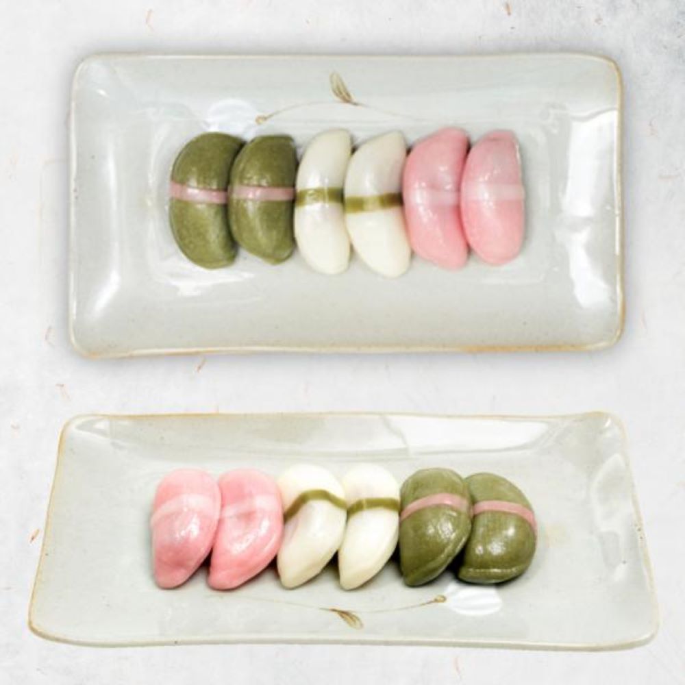 바람떡 개피떡 반달떡 계피 월편 상견례 굳지않는 삼색 2kg - 상세 이미지 5
