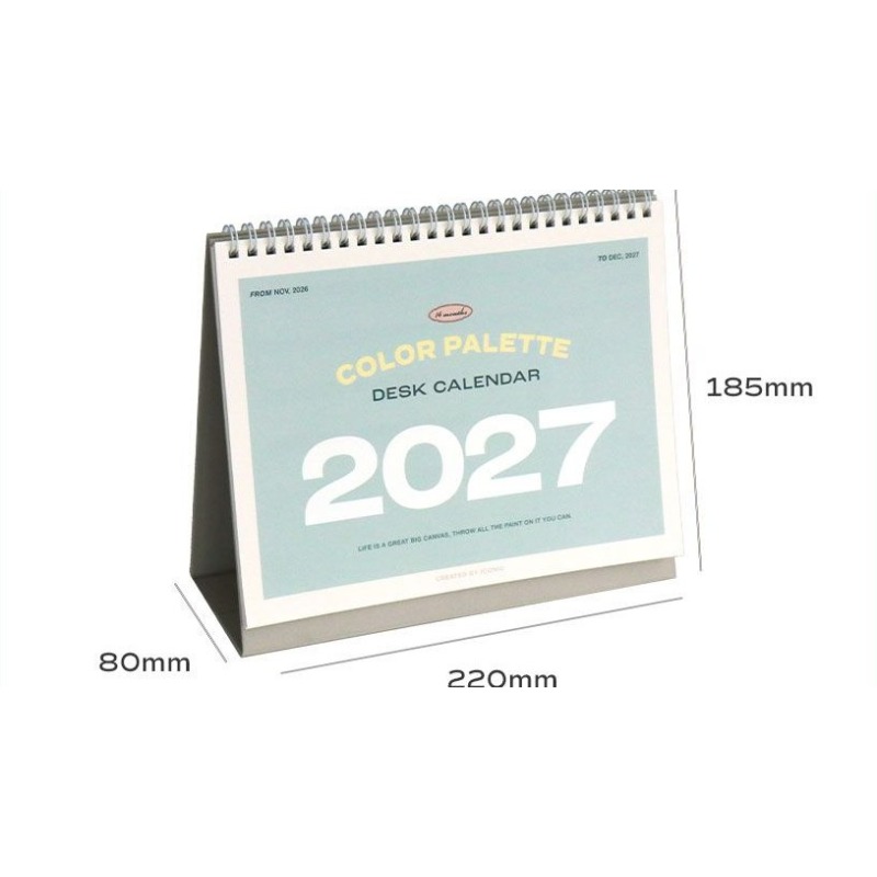 27년 탁상달력 2027년 데스크 캘린더 2027 아이코닉 달력 팔레트 이미지 7