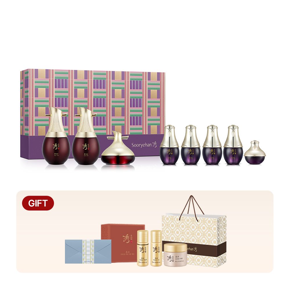 수려한 천삼 럭셔리 3종 특별 기획(수액 130ml+유액 130m+크림 25ml)
