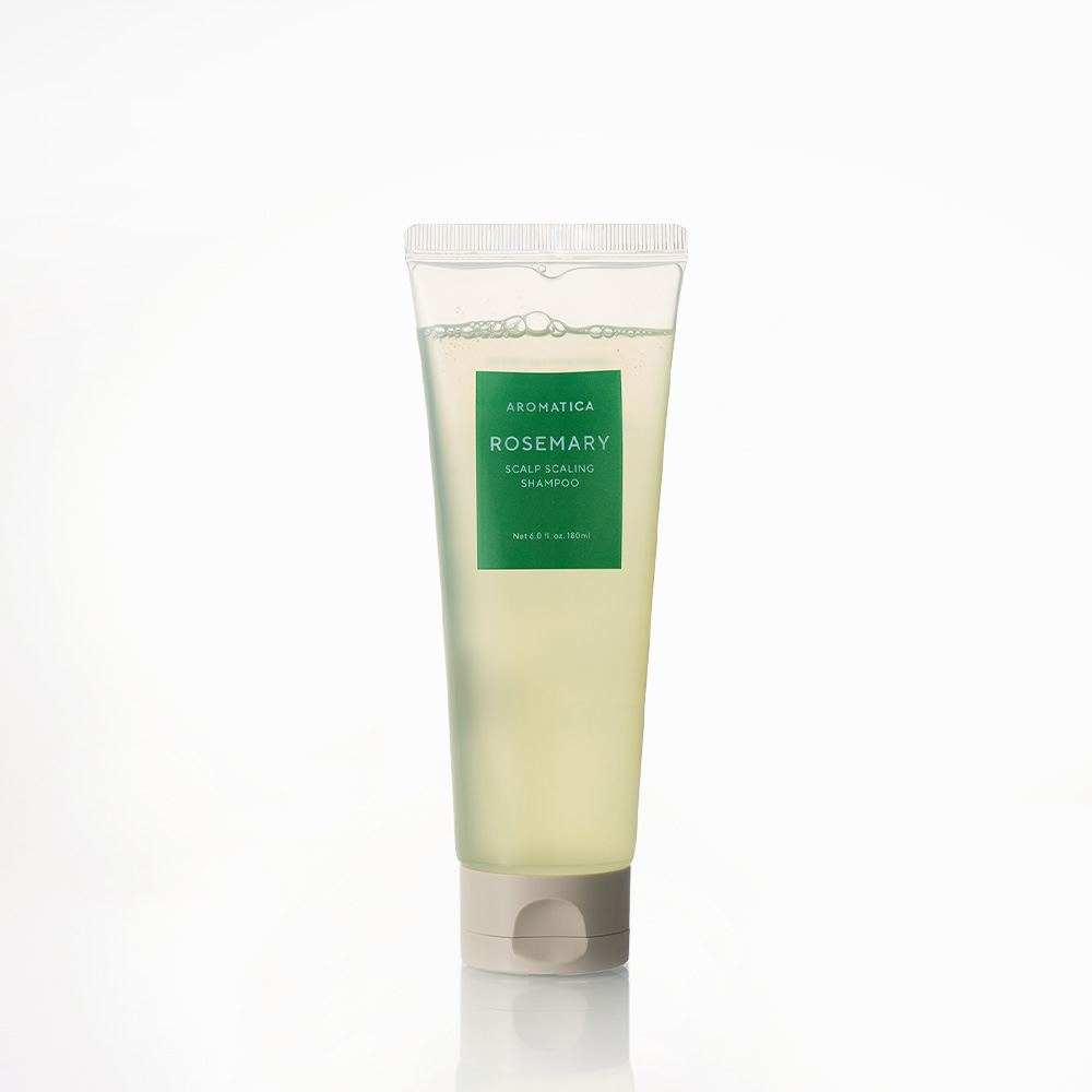 아로마티카 로즈마리 스칼프 스케일링 샴푸 180ML 비건 두피 탈모 기능성 - 메인 이미지