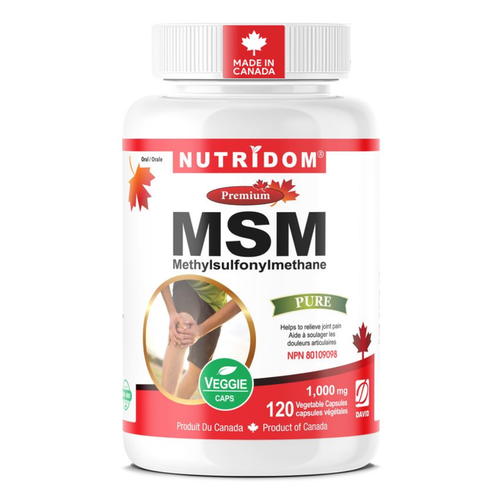 뉴트리돔 고함량 MSM 식이유황 메틸설포닐메탄 1000mg 120캡슐, 1개 - 상품 이미지