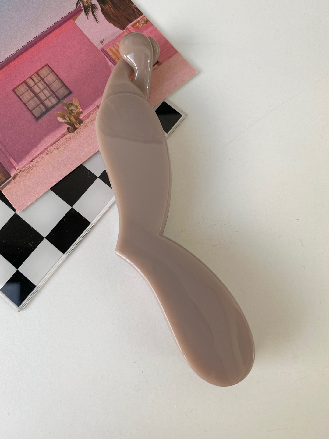 하트 바나나핀 플라스틱 데일리 올림머리집게 많은숱 13cm 이미지 7