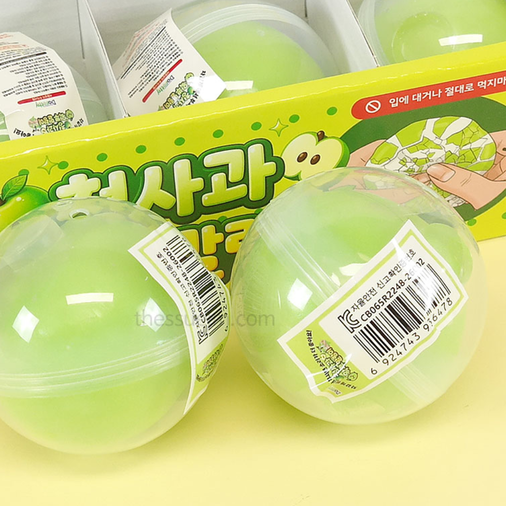 청사과 왁뿌볼 왁뿌 슬랑이 말랑이 KC인증 - 상품 이미지