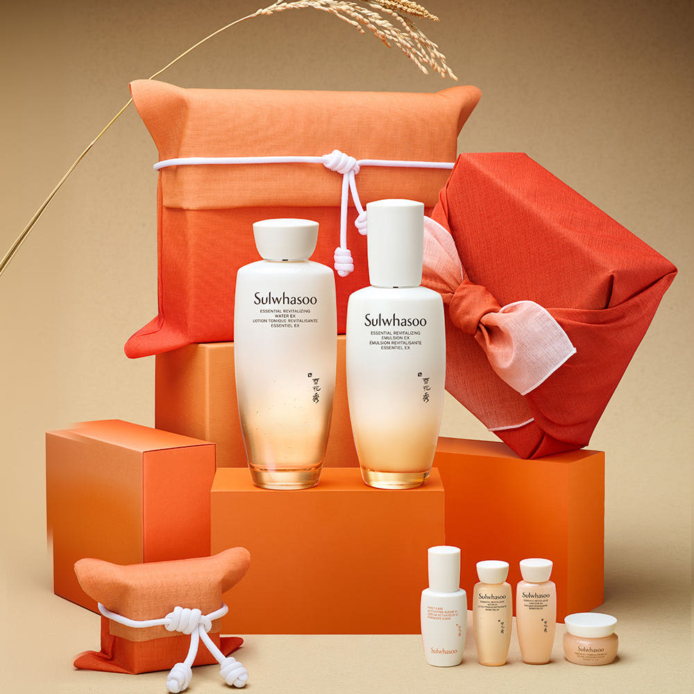 설화수 설화수 자음 2종 기획세트 (자음수 150ml + 자음유액 125ml + 윤조에센스 8ml + 자음수 15ml + 자음유액 15ml + 탄력크림 5ml)