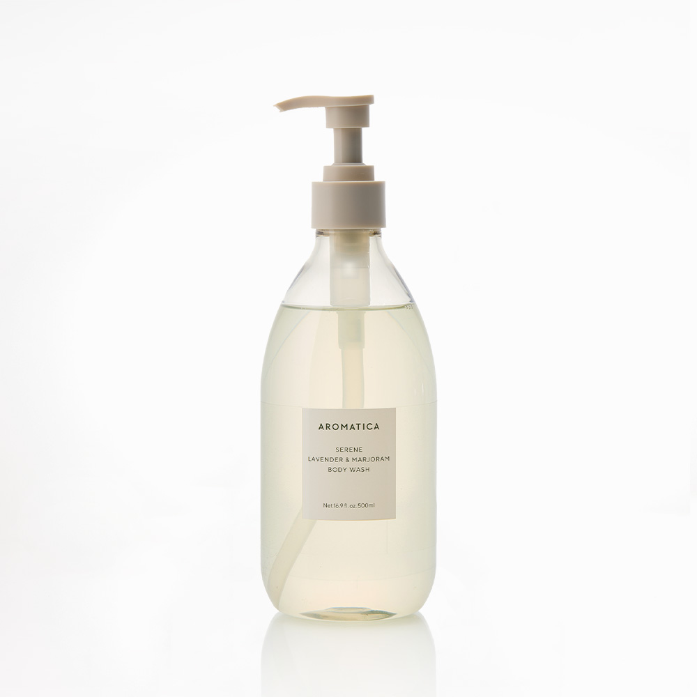 아로마티카 서렌 바디워시 라벤더 & 마조람 500ML 대용량 바디 클렌져 바디샤워 샤워젤 바디워시추천 - 메인 이미지