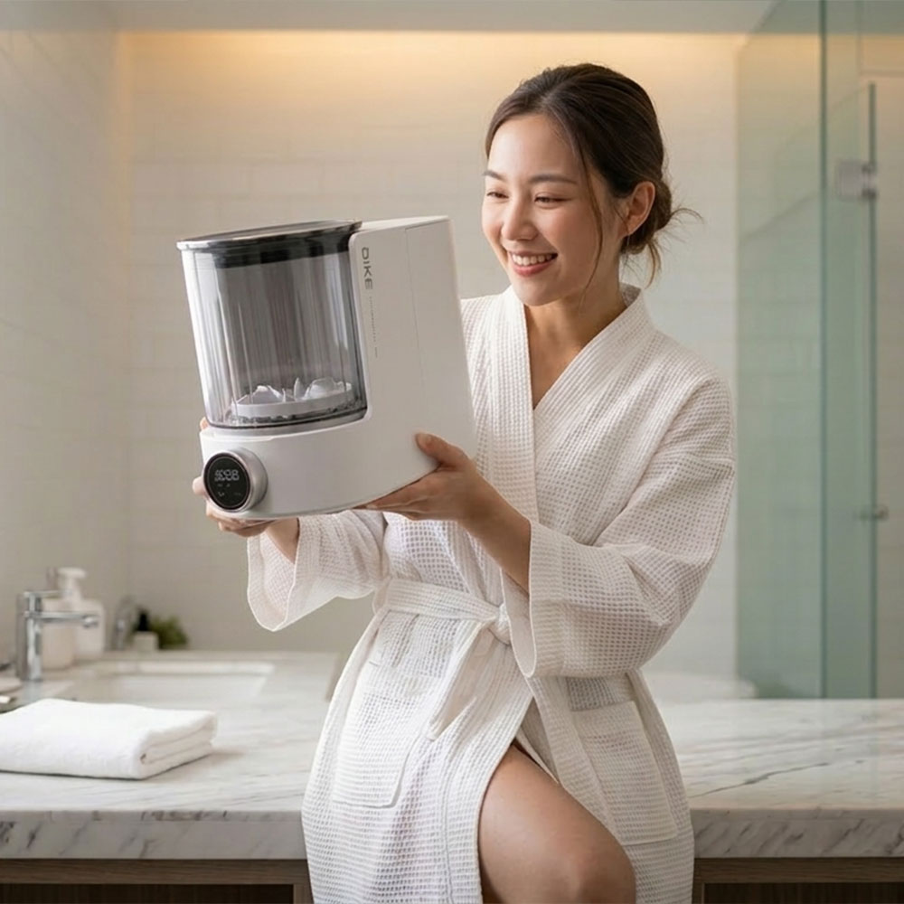 DIKE 미니세탁기 무선 방수 아기옷 속옷 양말 수영복 걸레행주 반려동물옷 손빨래 세탁 이미지