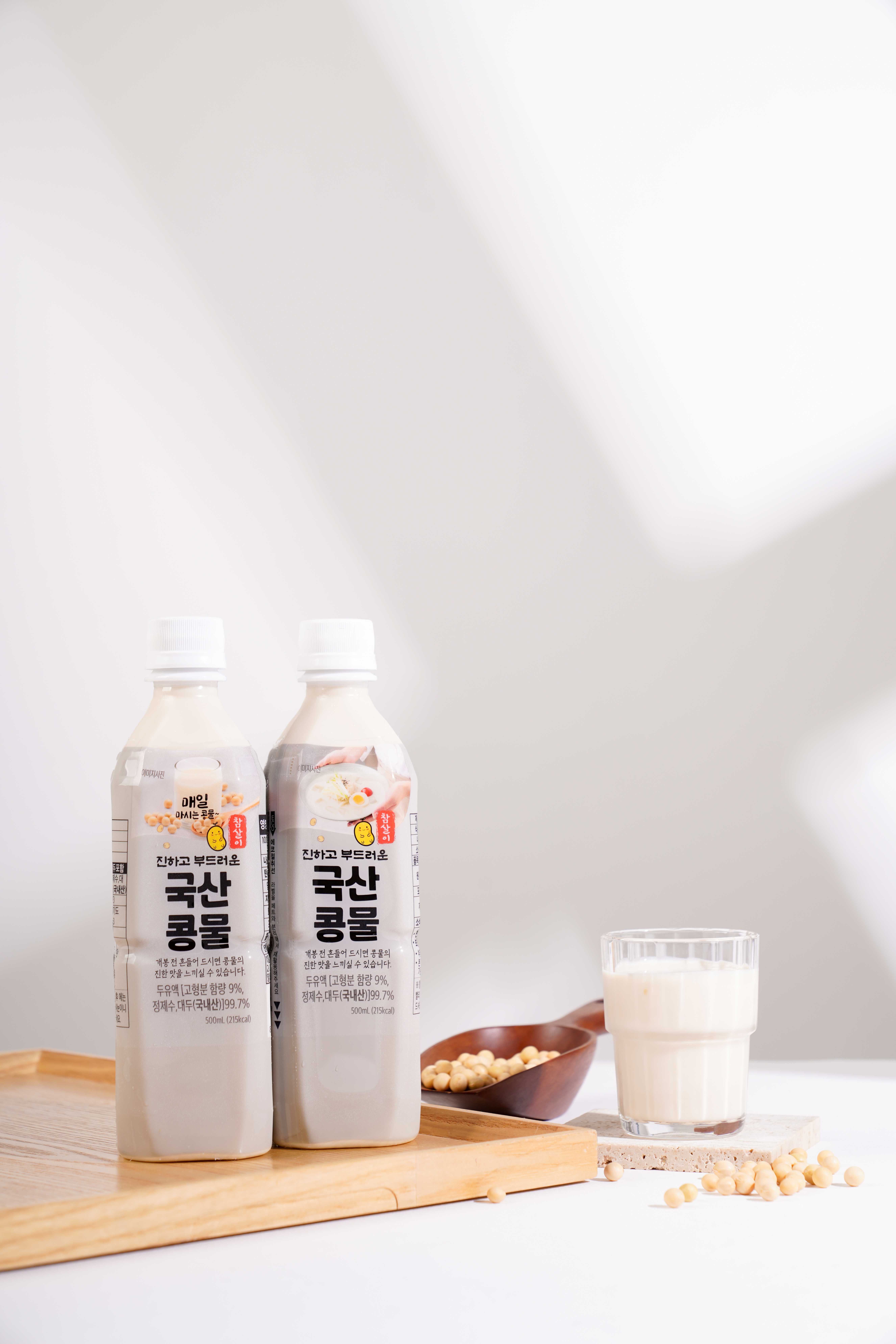 참살이 국산 더 진한 콩국물 국산콩두유 콩국 무첨가두유 아침대용 500ml, 5개 - 상품 이미지