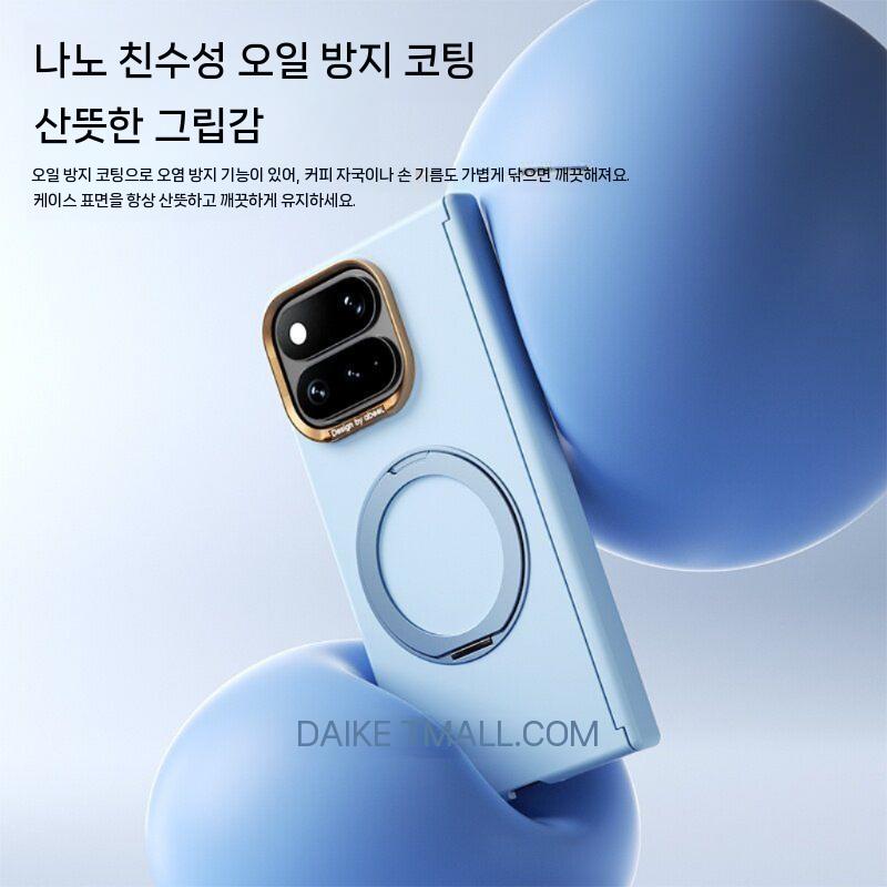 픽셀11 프로 폴드 케이스 듀얼 힌지 센터 메탈 버튼 거치대 하드 커버 - 상세 이미지 4