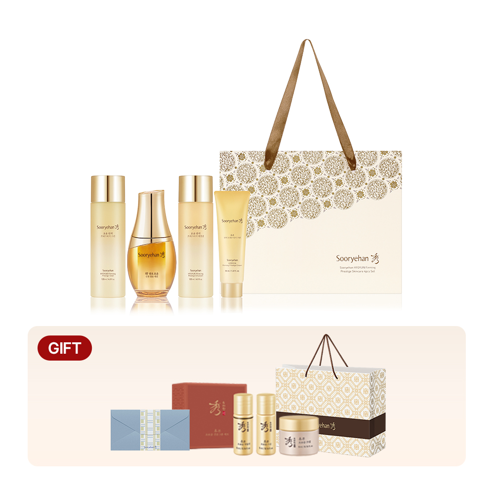수려한 효윤 탄력 프레스티지 4종 기획(스킨 120ml+에멀전 120ml+세럼 45ml+크림 50ml)