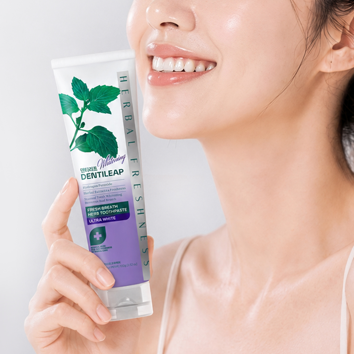 2080 덴티리프 울트라 화이트닝 치약 누렁니 착색방지 치아미백 구취케어 100g x 4입 - 상세 이미지 5