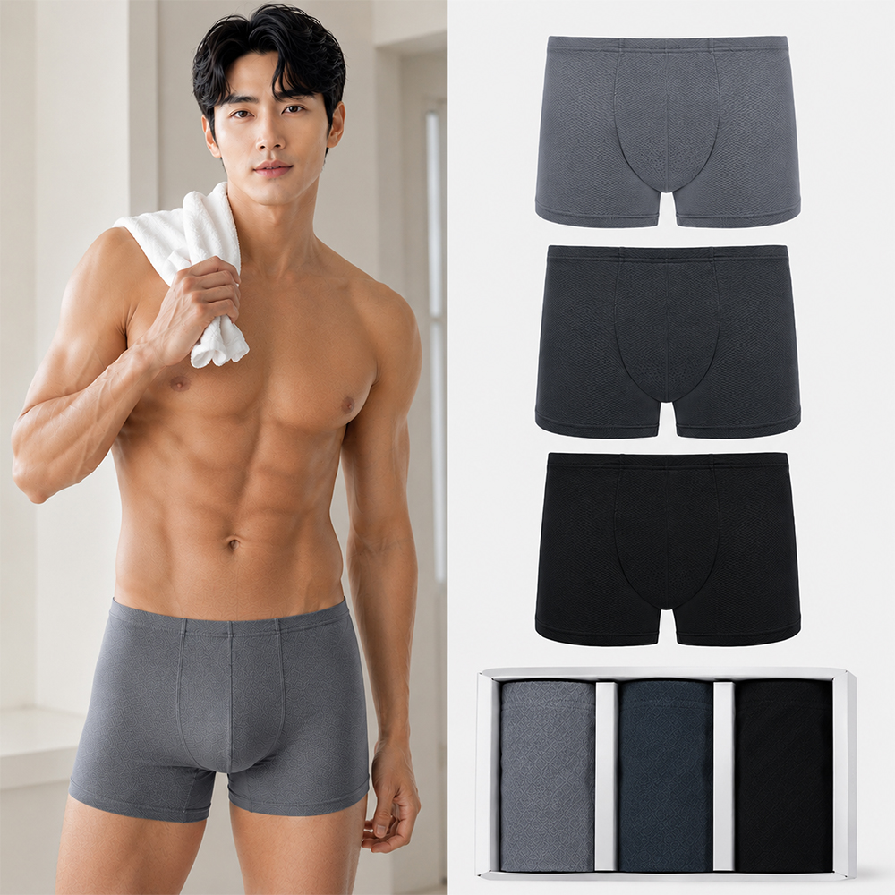 스페클로 남성 드로즈팬티 에어로쿨 냉감 기능성 남자속옷 3매세트