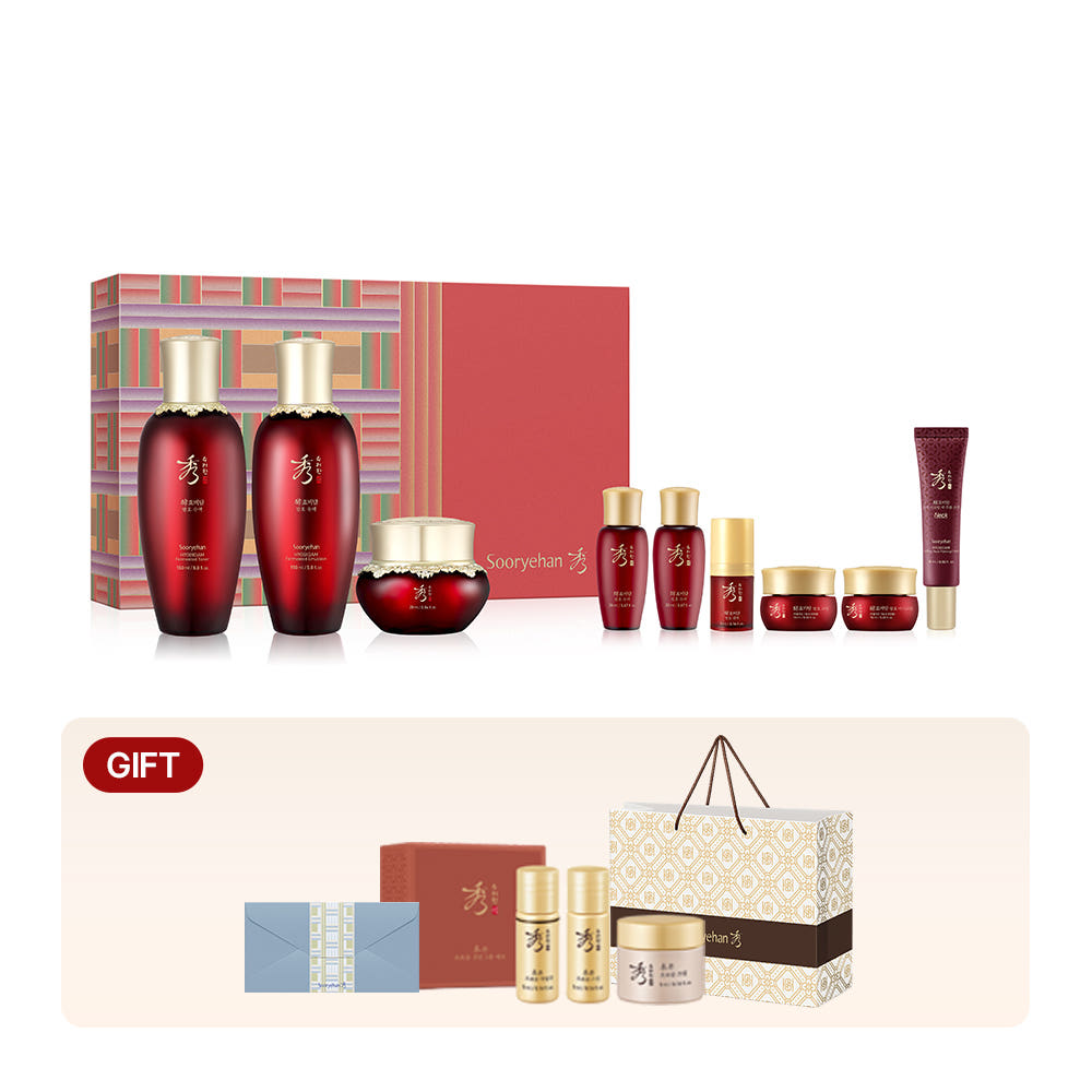 Sooryehan 수려한 효비담 발효 3종 기획(수액 150ml+유액 150ml+크림 25ml)