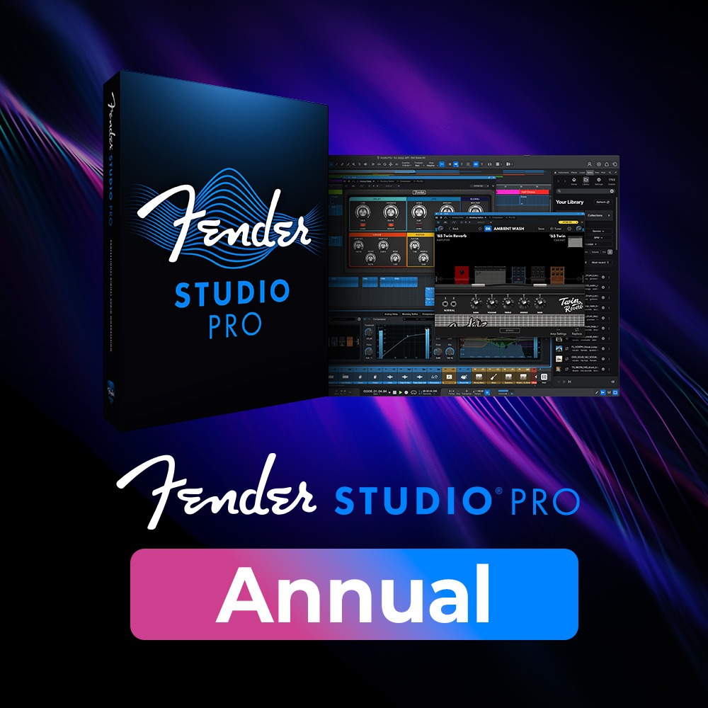 Fender Studio Pro 12 Months 펜더 스튜디오 프로 12개월 라이선스 (구 스튜디오원)