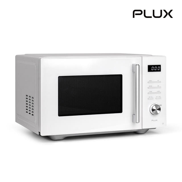 플럭스 무회전 플랫 전자레인지 25L 대용량 가정용 전자렌지 PLX-MW2514FELWT