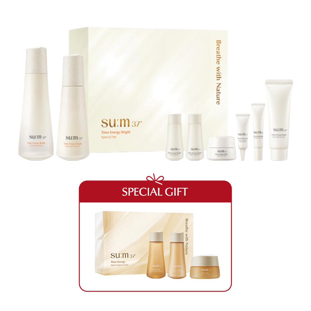 숨37 타임 에너지 브라이트 2종 기획 (토너 170ml+에멀전 120ml)