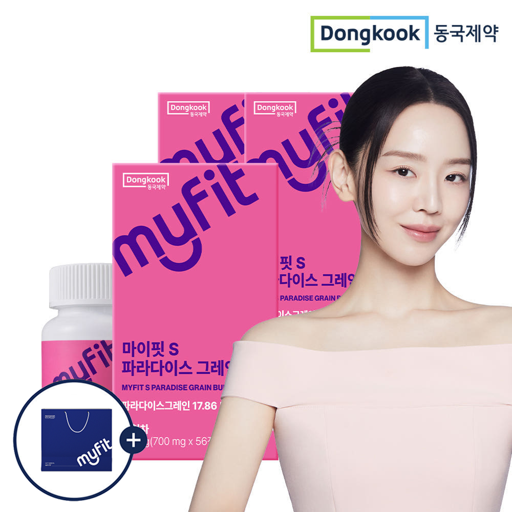 [2+1] 동국제약 마이핏S 파라다이스그레인 버닝 6-파라돌 56정, 3개 - 상품 이미지