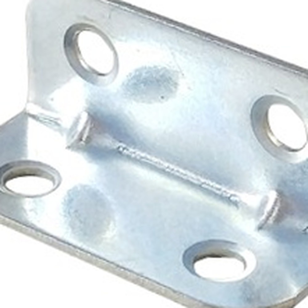 철재모서리고정직각꺽쇠 라운드형DIY가구 은백색가구보강꺽쇠 20x40mm 40개 - 메인 이미지