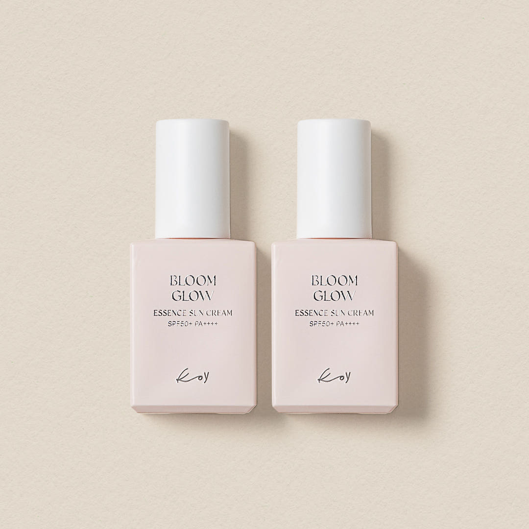 koy 코이 블룸 글로우 에센스 선크림 SPF50+ 30ml 2개