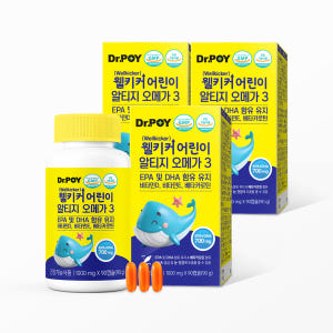 웰키커 어린이 알티지 rTG 오메가3 1,000mg x 90캡슐, 3개 맛있게 먹은 솔직 후기 - 상품 이미지 1