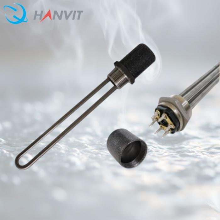 산업용 휴대용 물데우기 온수 히터봉 1Kw 1인치 200mm 220V - 상품 이미지