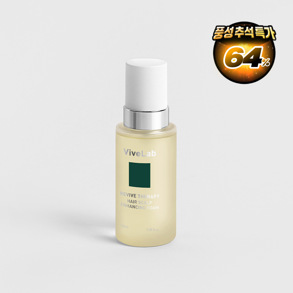 바이브랩 두피 탈모 헤어 영양제 에센스 리바이브 인핸싱 폼 플로럴, 100ml, 1개 상품 이미지
