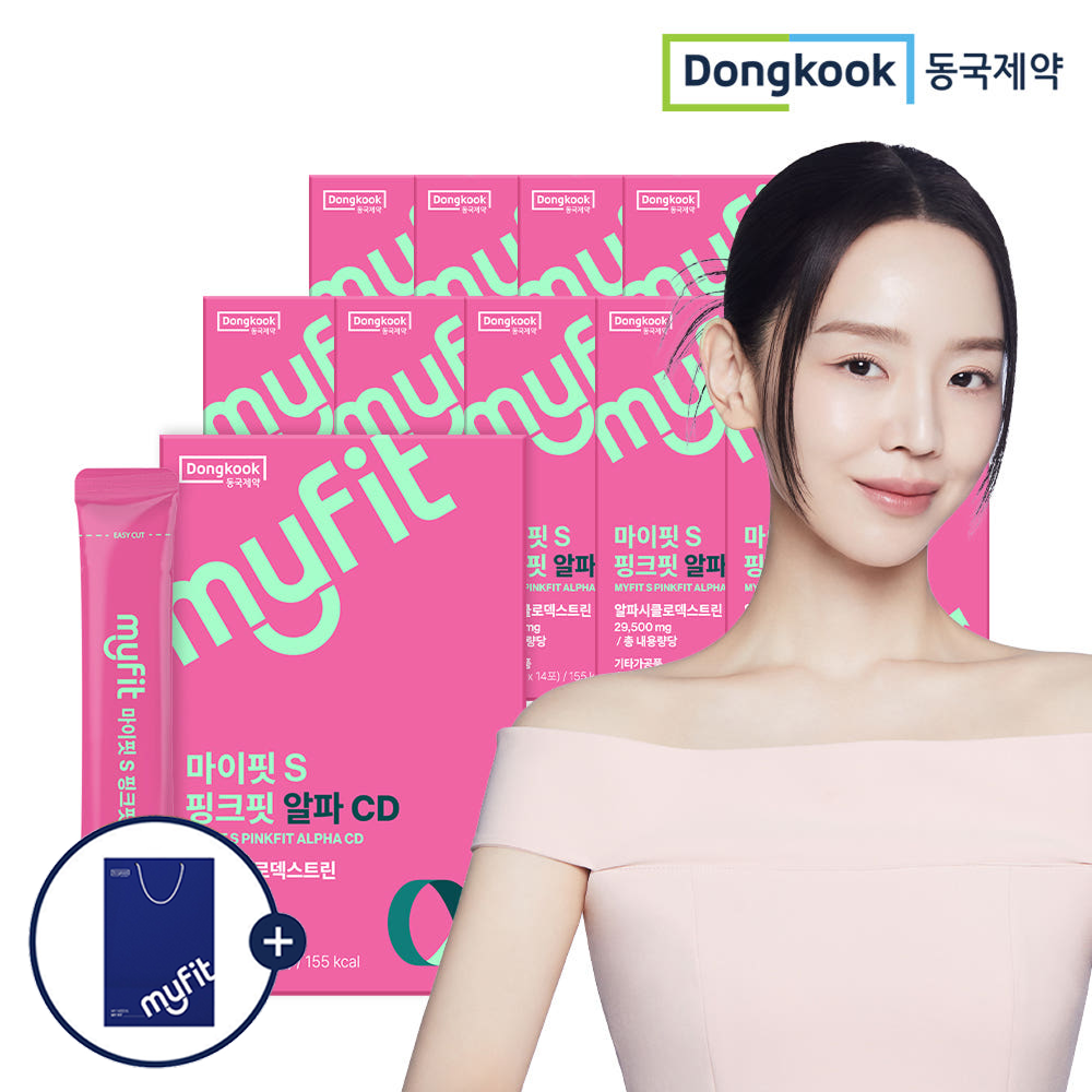 동국제약 마이핏S 알파CD 알파시디 난소화성 알파시클로덱스트린 가루 분말 14포, 10개