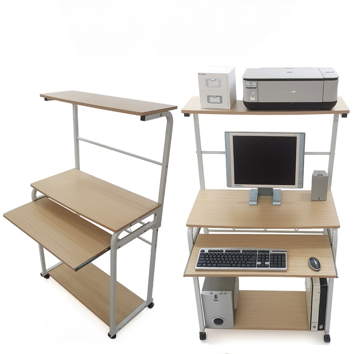 소형 컴퓨터 책상 컴퓨터용 중고생 책상 좁은방 중학교 책상 - 상품 이미지