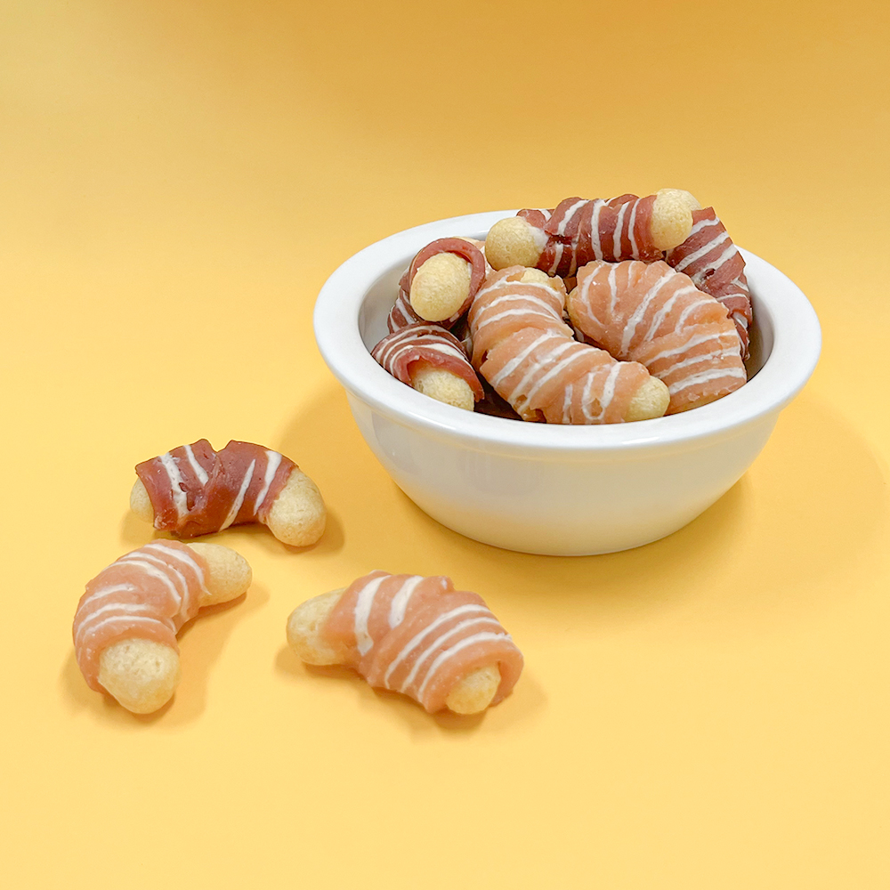 헬로도기 바삭멍스틱 강아지뻥튀기 쌀과자 떡뻥 쿠키 치킨+오리, 60g, 1개 - 상세 이미지 2