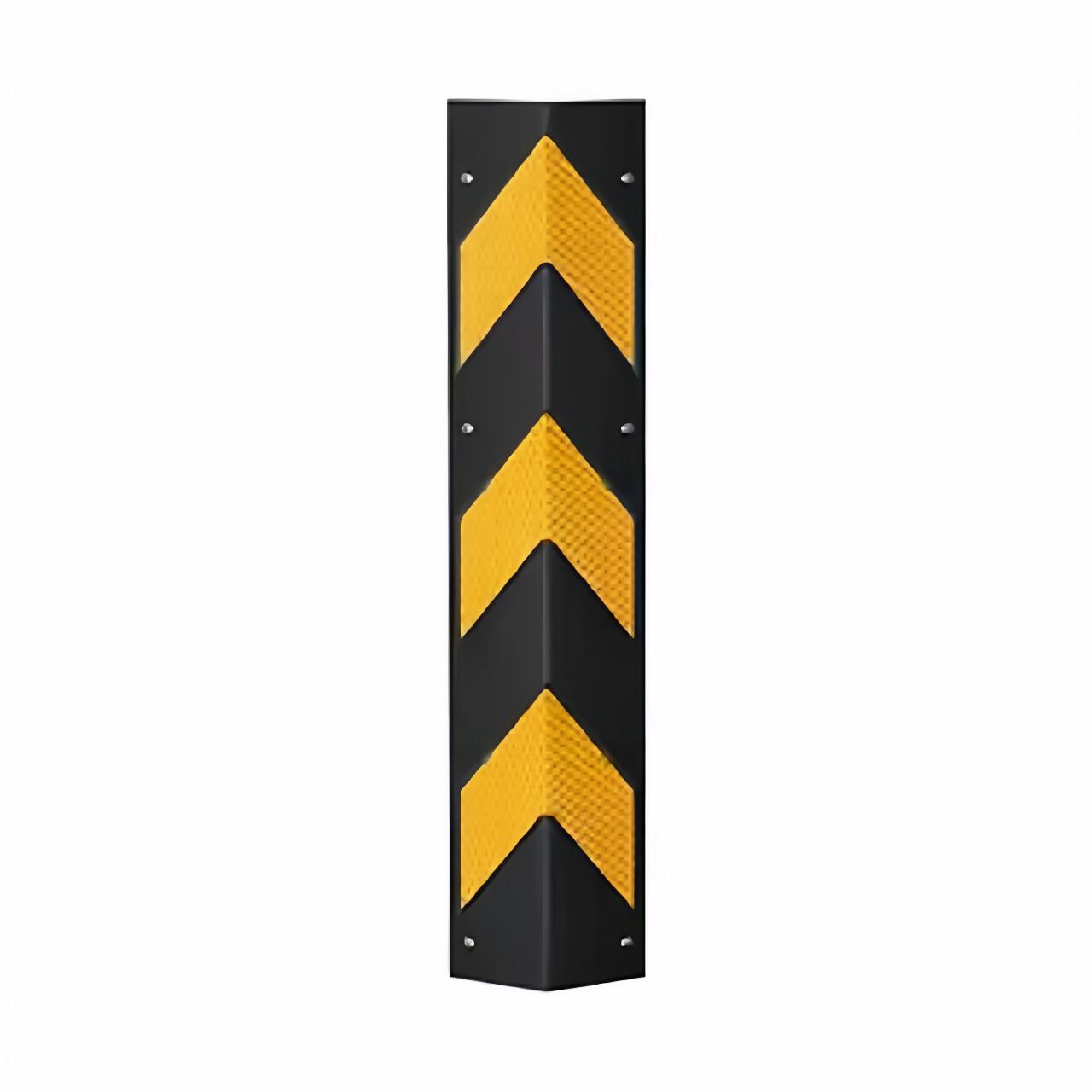 주차장 코너 보호대 두꺼운 차량 충돌방지 반사 경고 벽면 기둥 안전가드 800x100x6 MM - 상품 이미지