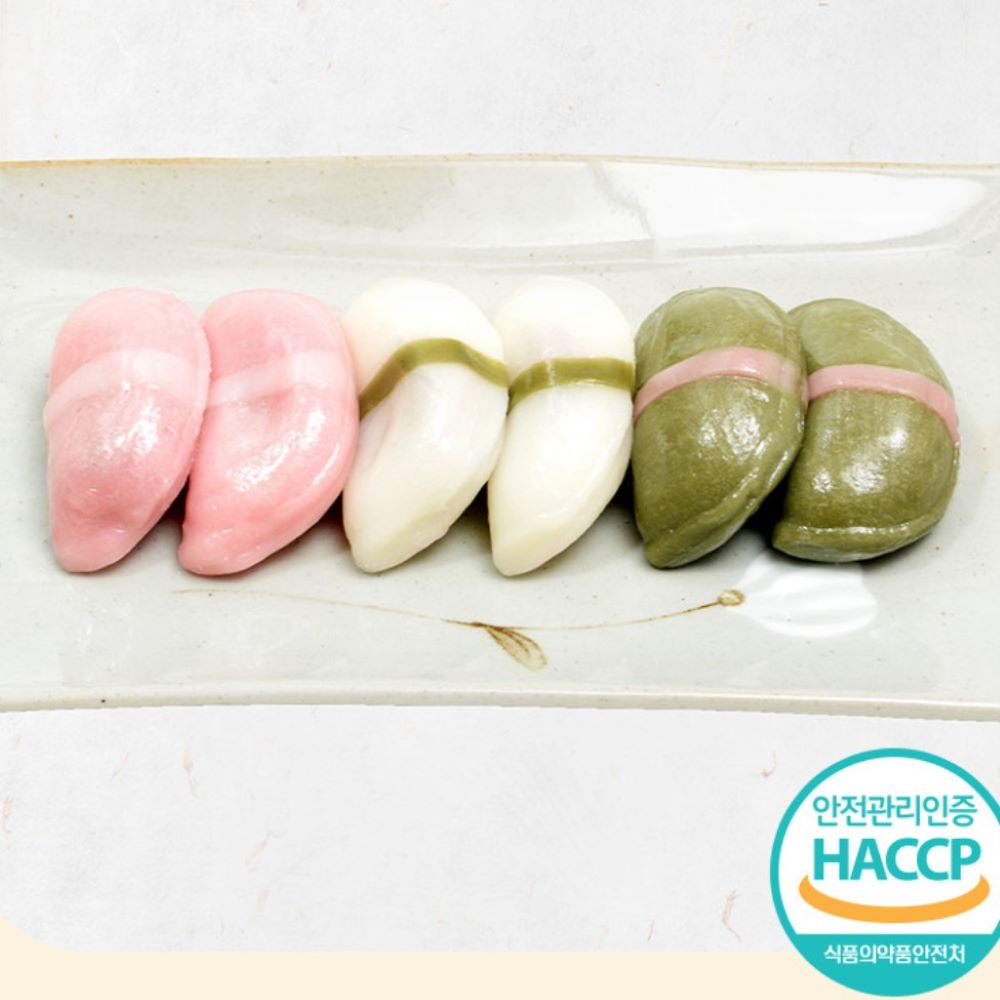 바람떡 개피떡 반달떡 계피 월편 상견례 굳지않는 삼색 2kg 이미지 6