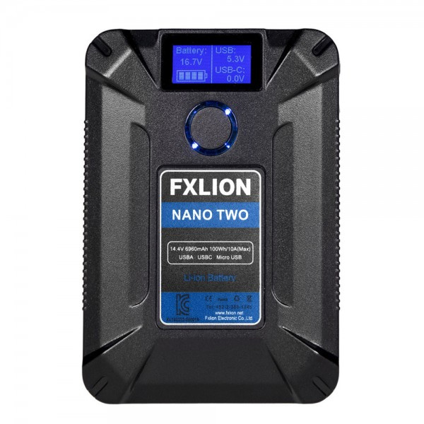 FXLION 나노 투 V마운트 배터리 100Wh 10A 대용량