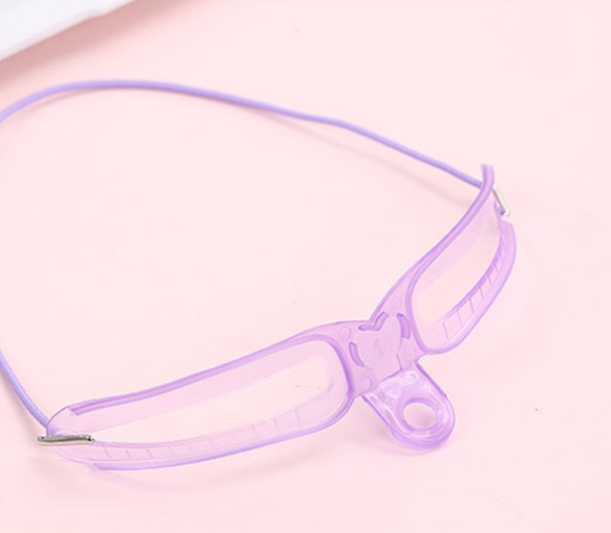 8종 눈썹 정리 그리기 가이드 자 틀 모양 일자 아치형 도구 - 상세 이미지 5