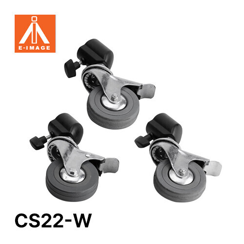 E-IMAGE GRIP CS-22W Wheels for C-stand with 22/25mm tube DIA(for A Stand)
