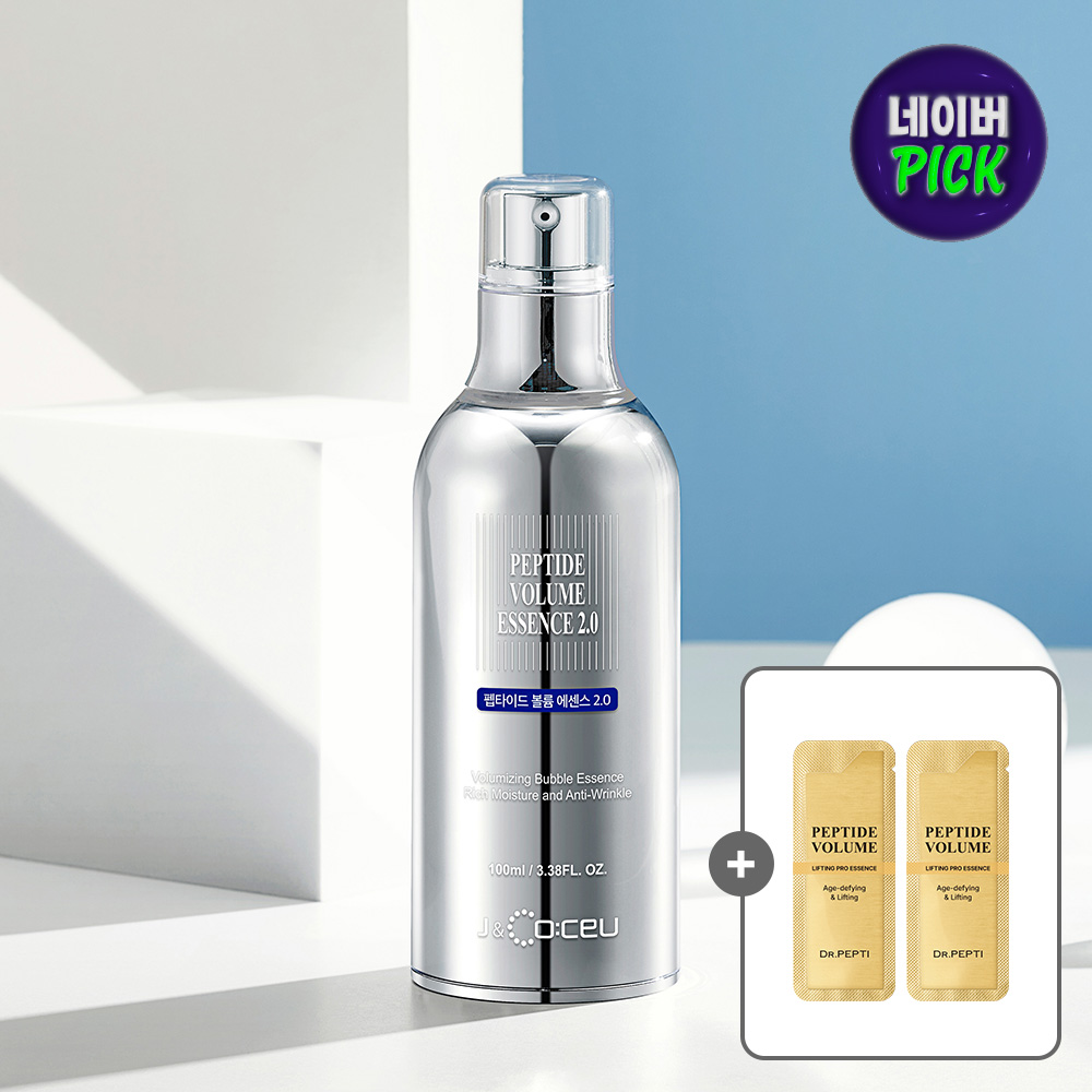 닥터펩티 펩타이드 볼륨 에센스 2.0 100ml (+파우치4매) 버블 제형 - 상품 이미지