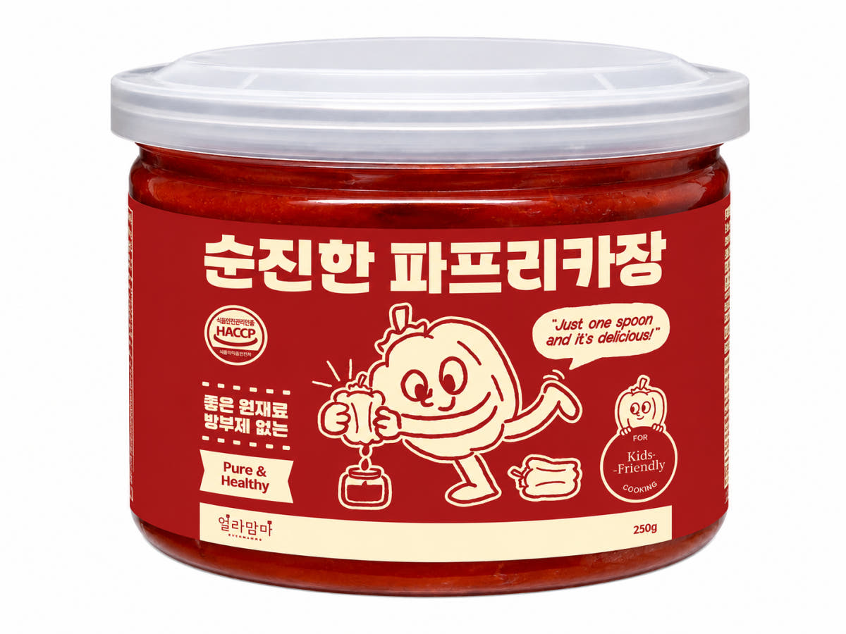 얼라맘마 얼라맘마 아기고추장 파프리카장