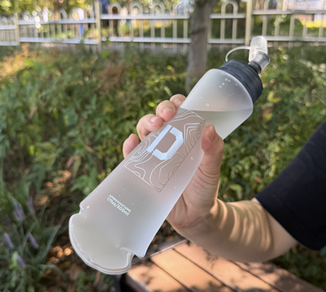도심산장 소프트 플라스크 물병 스퀴즈팩 500ML 1+1 러닝 등산 스포츠 아웃도어 물통 - 상품 이미지