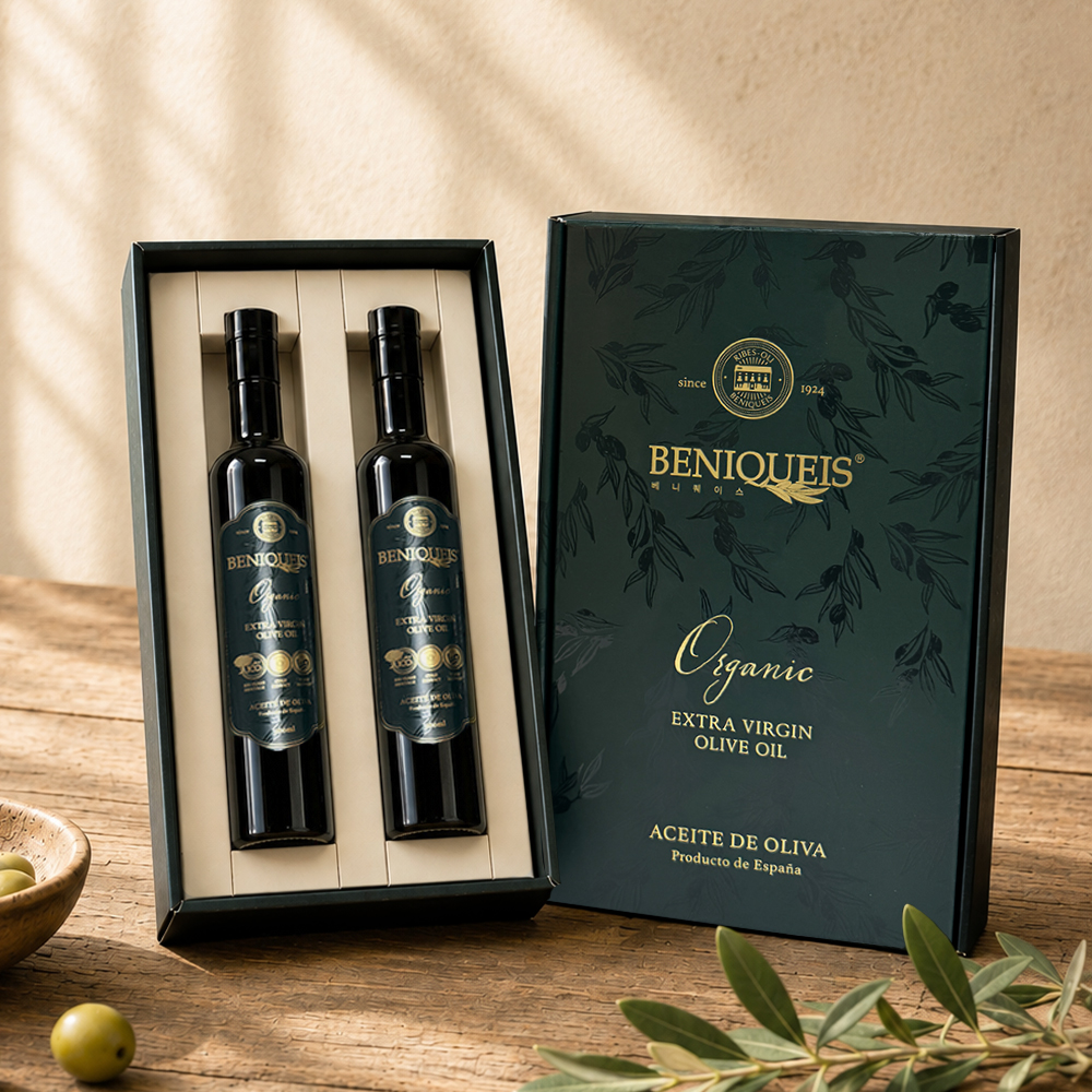 스페인 희귀 품종 유기농 엑스트라 버진 올리브오일 베니퀘이스 500ml, 2개 - 상세 이미지 2