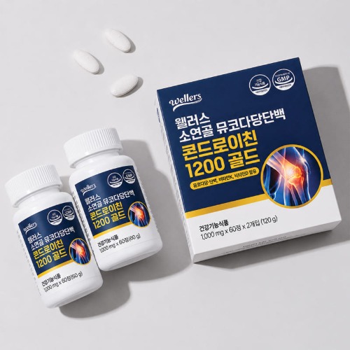 소유래 콘드로이친 1200 우슬 콘드로이친 60정, 2개 - 상품 이미지