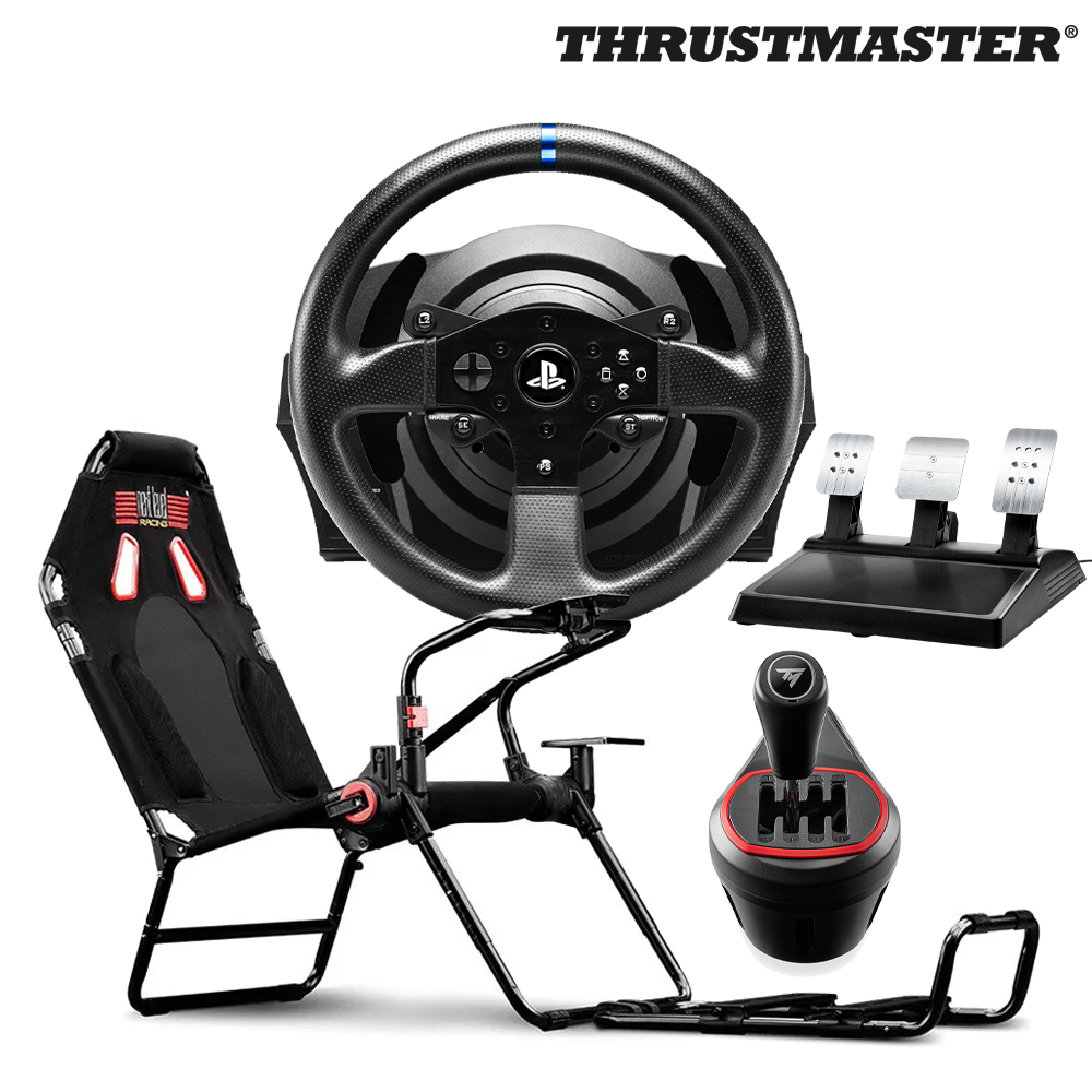 트러스트마스터 T300RS GT + 넥스트레벨레이싱 GT LITE 레이싱시트 + TH8S 쉬프터 패키지 (PS PC) - 메인 이미지