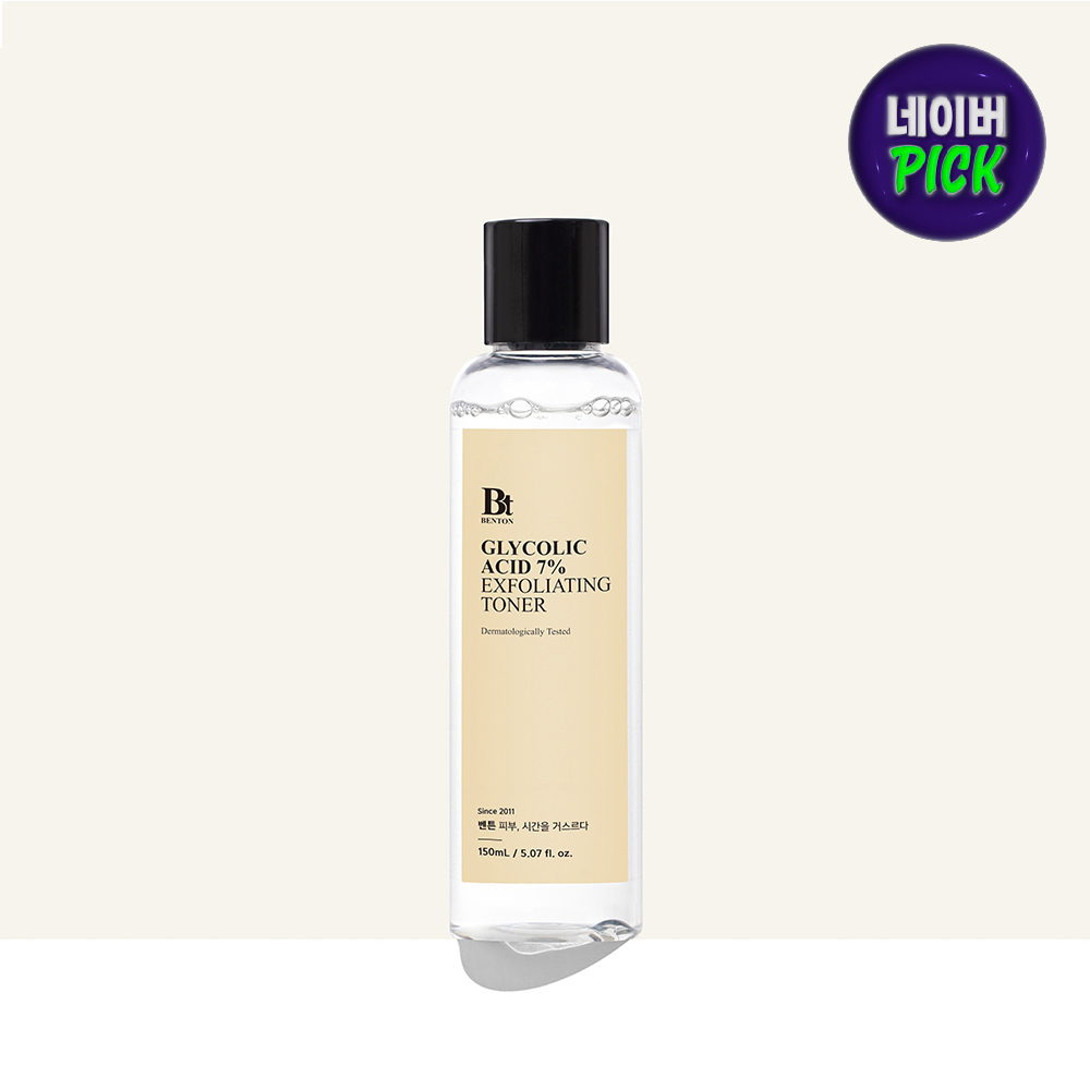 벤튼 글라이콜릭애씨드 7% 얼굴각질제거제 150mL 페이스 피지녹이는제품 - 메인 이미지