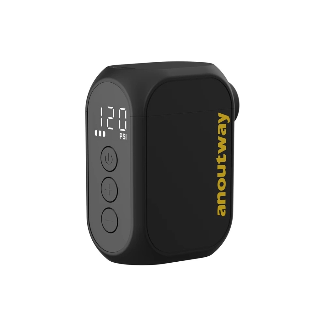 휴대용 에어 펌프 타이어 공기 주입기 자전거 튜브 바람 주입기 Anoutway 120PSI - 상품 이미지