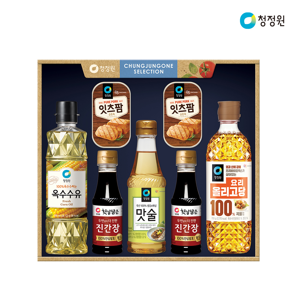 청정원 세트 추석 선물 세트 명절 회사 직원 기업 단체 식품 정성7호, 1개 - 상품 이미지