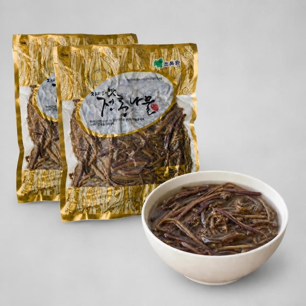 고사리 나물 비빔밥 데침 데친 고사리 국내산 제사상 1kg, 1개 - 상품 이미지