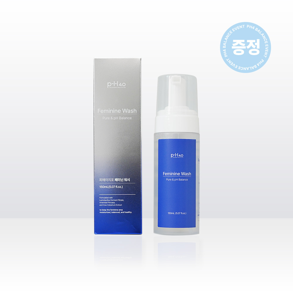 pH4 여성청결제 페미닌 폼워시 y존케어 여성 질세정제 150ml