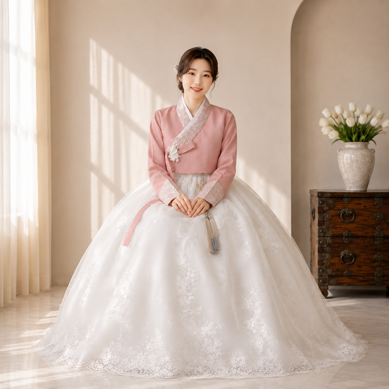 궁 한복 대여 혼주 2벌 여자 결혼식 가족 의정부 서울 165번166번 이미지 6