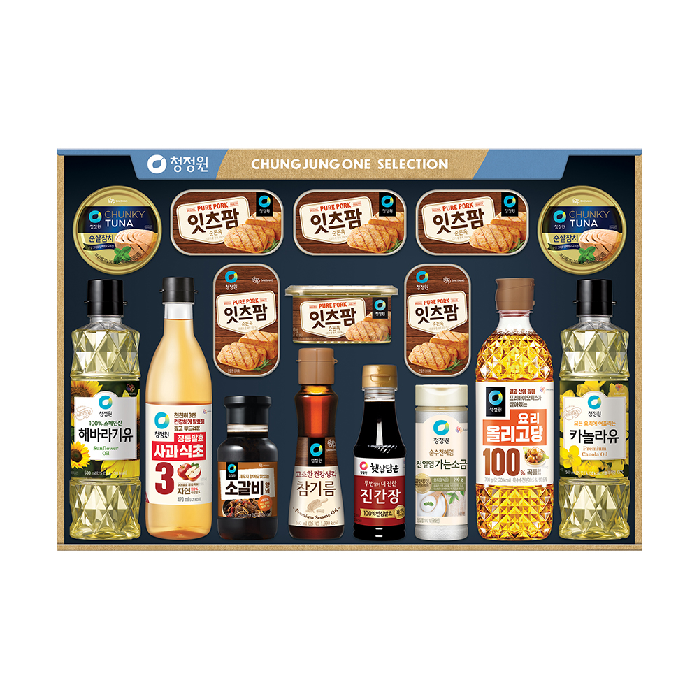 청정원 세트 추석 선물 세트 명절 회사 직원 기업 단체 식품 정성가득1호, 1개 - 상품 이미지