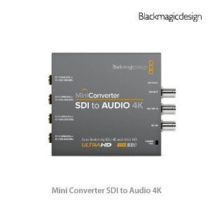 Mini Converter SDI to Audio 4K