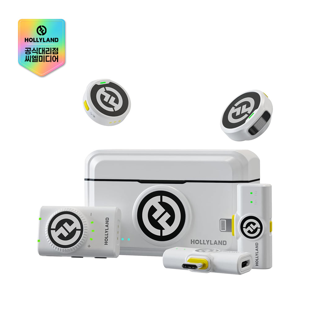 홀리랜드 LARKM2CB-W 무선마이크 라크M2콤보 화이트