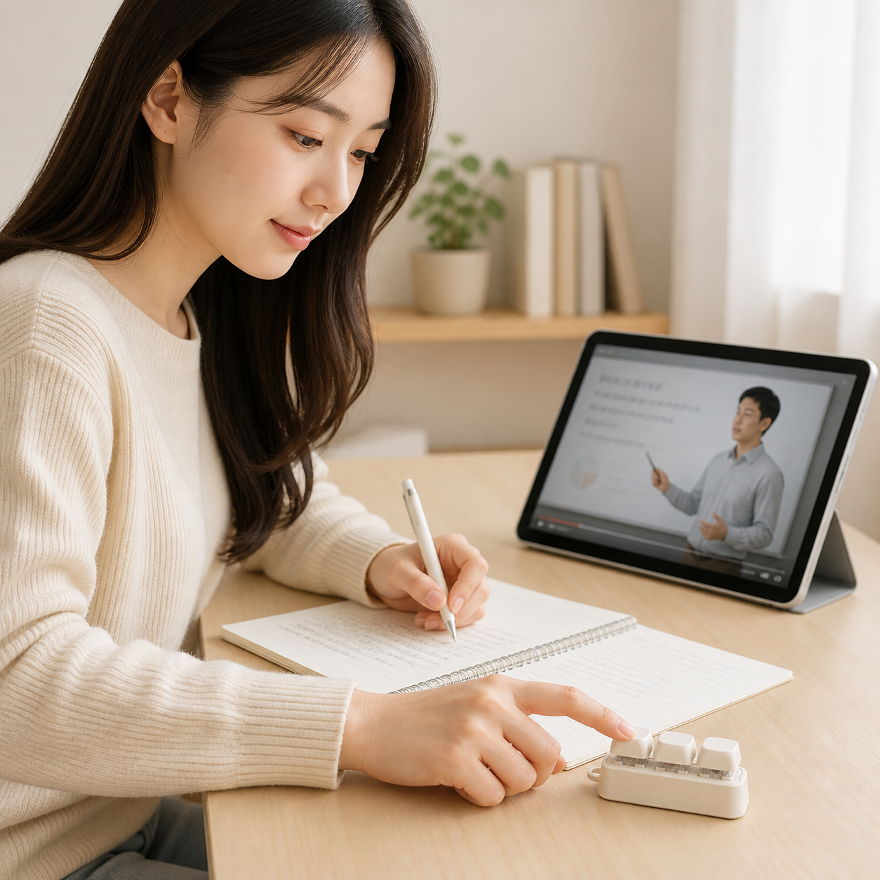 숏키 인터넷 강의 리모컨 블루투스 이북 유튜브 휴대폰 전자책 태블릿 매크로 키보드 넘기기 - 상품 이미지